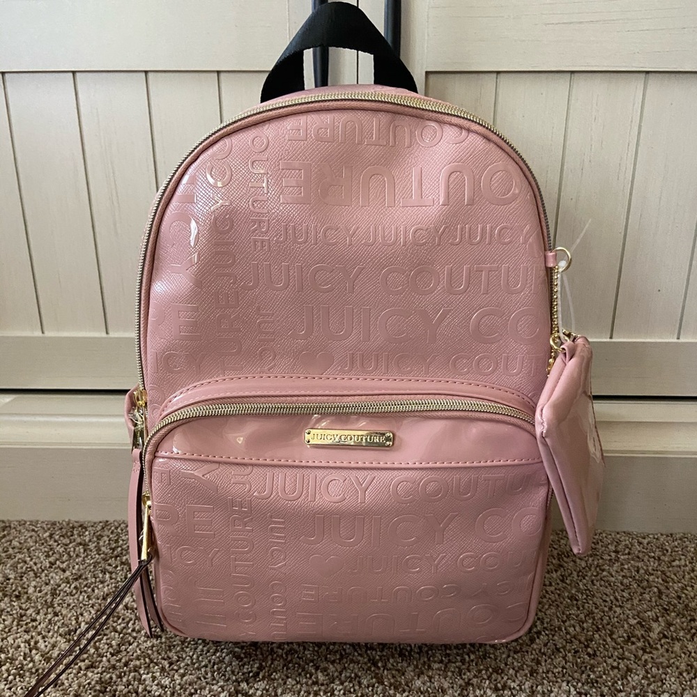 Pink Juicy Couture Taffy Wordplay backpack